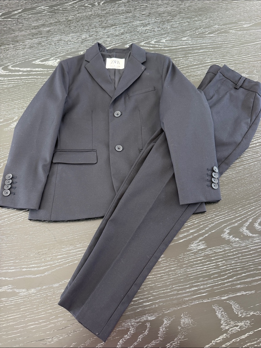 Zara Boys DARK Navy Blazer and Trousers Set